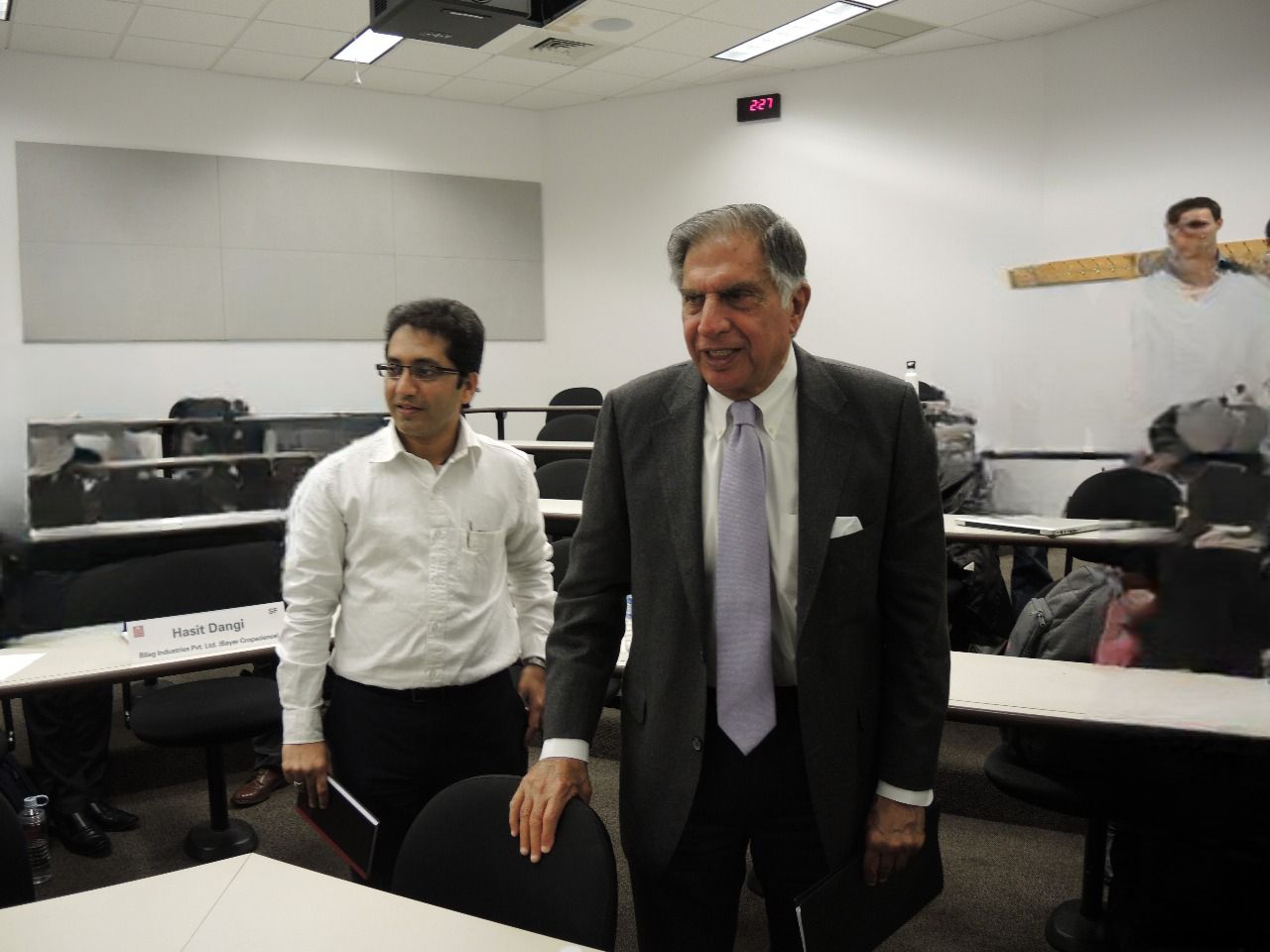 School of Finance advisor meets Shri Ratan Tata